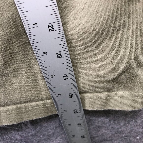 Uniqlo U Cotton Crewneck T Shirt Mens S Olive Green Short Sleeve Solid Plain - Picture 8 of 8